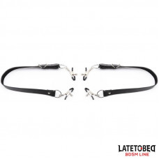 Correas de Bondage para Piernas con Pinzas para Clítoris
