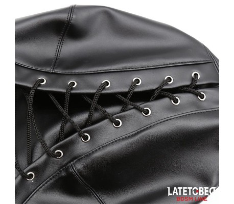 Mascara de Sumisión con Mordaza, Antifaz y Tapa para la Boca Ajustable