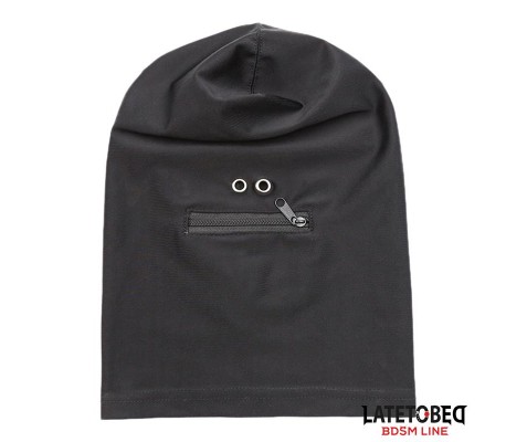 Máscara de Sumisión con Cremallera en la Boca