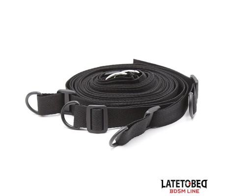 Restricciones para la Cama con Antifaz Esposas Ajustables y Desmontables