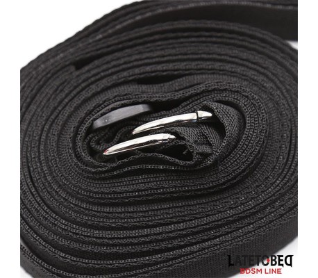 Restricciones para la Cama con Antifaz Esposas Ajustables y Desmontables