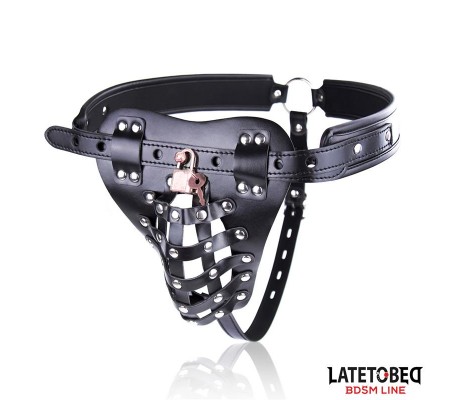 Cinturón de Castidad Masculino con Candado Ajustable