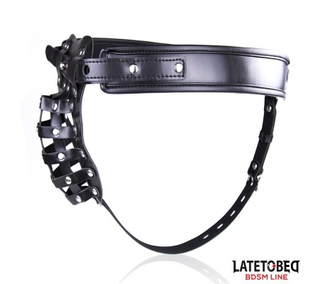 Cinturón de Castidad Masculino con Candado Ajustable