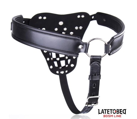 Cinturón de Castidad Masculino con Candado Ajustable