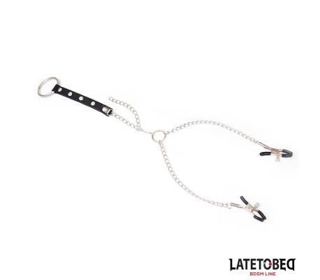 Pinzas Pezones con Anillo para Pene Talla Única