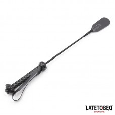 Fusta con Mango Trenzado 44.5cm Negro