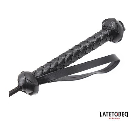 Fusta con Mango Trenzado 44.5cm Negro