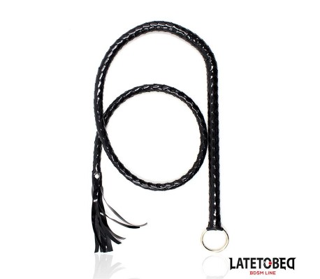 Látigo Negro Brillante 138cm