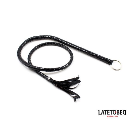 Látigo Negro Brillante 138cm