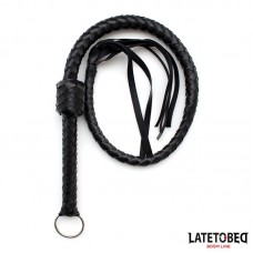 Látigo Trenzado Negro 116cm