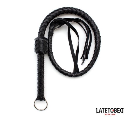 Látigo Trenzado Negro 116cm
