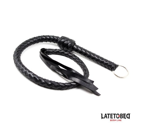 Látigo Trenzado Negro 116cm
