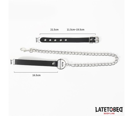 Correa con Atadura Extremidades Negro