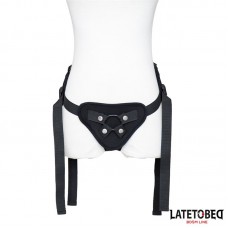 Arnés Strap On Encaje con Anillo Silicona Ajustable
