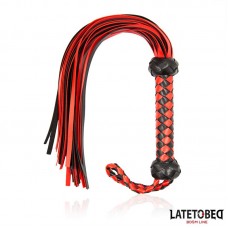 Flogger Rojo y Negro  50cm
