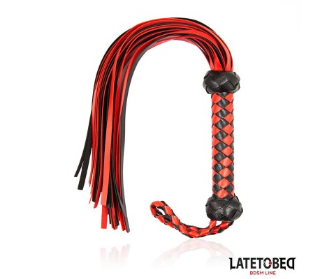 Flogger Rojo y Negro  50cm