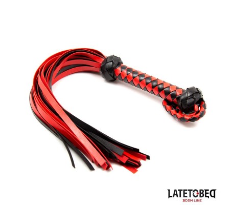 Flogger Rojo y Negro  50cm