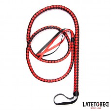 Látigo Largo Rojo y Negro 210cm