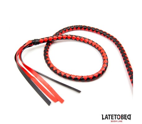 Látigo Largo Rojo y Negro 210cm