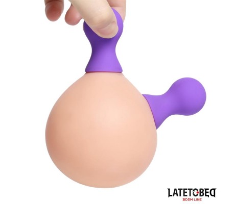Succionador Pezones Silicona Púrpura