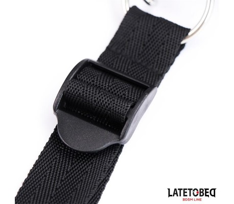 Restricciones de Cama Negro Ajustable