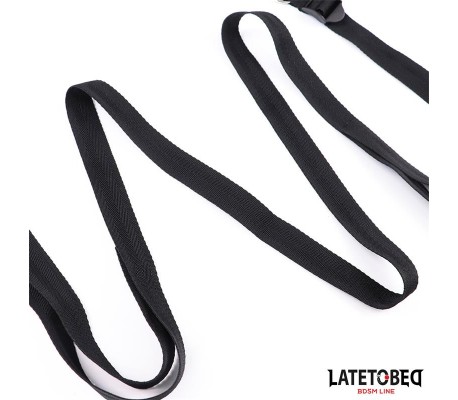 Restricciones de Cama Negro Ajustable