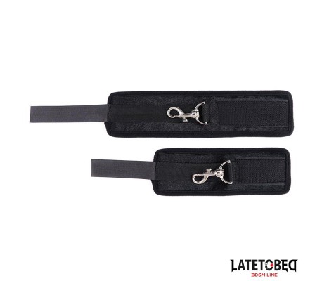 Restricciones de Cama Negro Ajustable