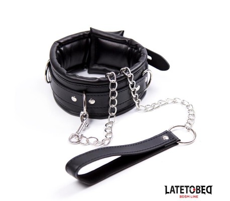 Collar Acolchado Grande con Correa