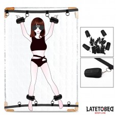 Ataduras para la Cama con 4 Enganches