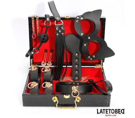 Kit Bondage de 8 Pz con Maletín de Almacenaje