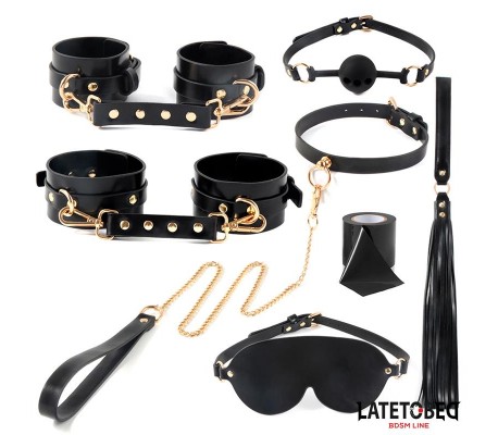 Kit de Bondage  8 Pz con Bolsa de Almacenaje