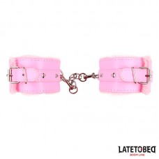 Esposas para Tobillos con Pelo Rosa