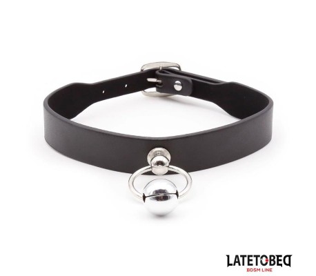Collar con Cascabel y Correa