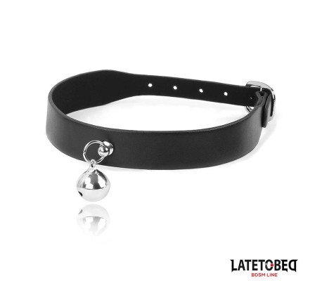Collar con Cascabel y Correa