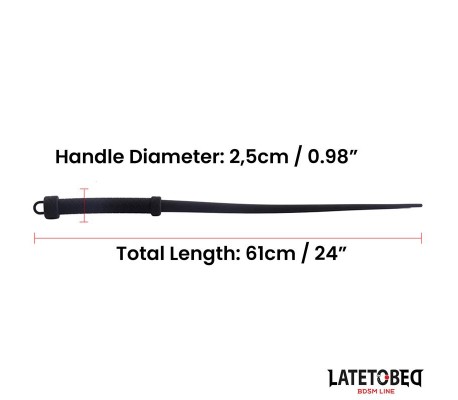Flogger de Silicona 61 cm