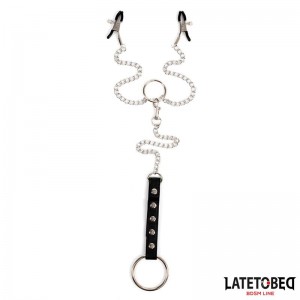 Pinzas para Pezones con Anillo para el Pene