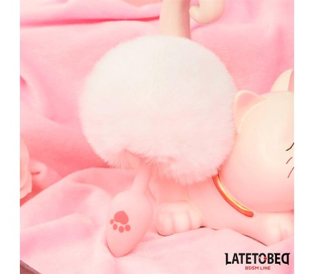 Plug de Silcona con Pompón Rosa