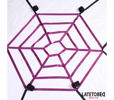 Set de Ataduras para la Cama en Tela de Araña
