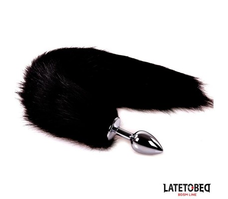 Plug Anal con Cola Negro 40 cm