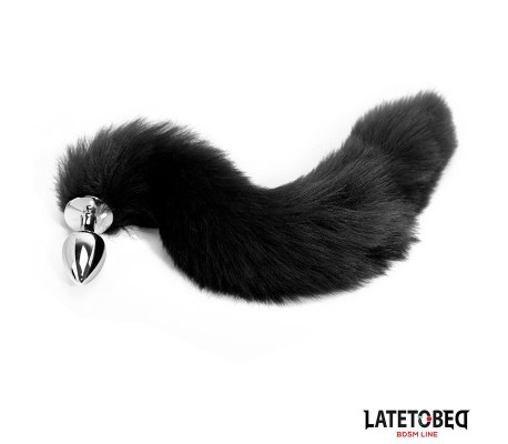 Plug Anal con Cola Negro 40 cm