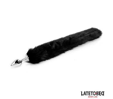 Plug Anal con Cola Negro 40 cm