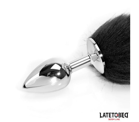 Plug Anal con Cola Negro 40 cm