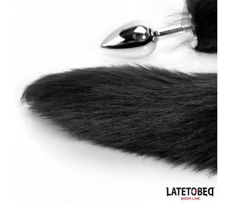 Plug Anal con Cola Negro 40 cm