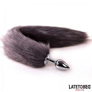 Plug Anal con Cola Gris 40 cm