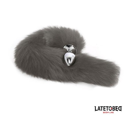 Plug Anal con Cola Gris 40 cm