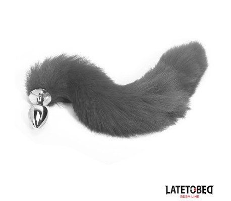 Plug Anal con Cola Gris 40 cm