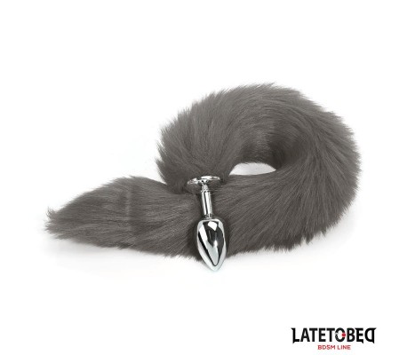 Plug Anal con Cola Gris 40 cm