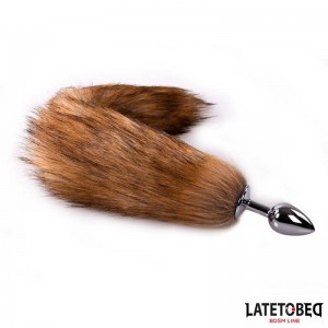 Plug Anal con Cola Marrón 40 cm