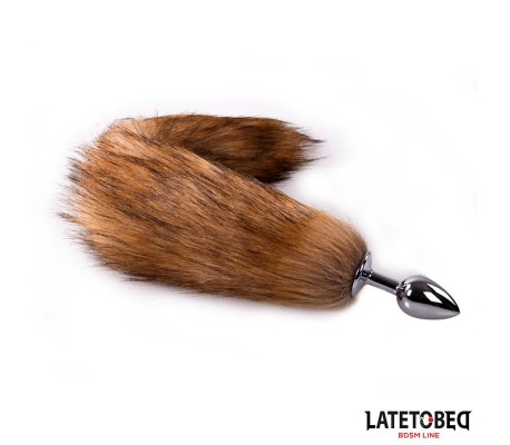 Plug Anal con Cola Marrón 40 cm