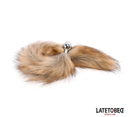 Plug Anal con Cola Marrón 40 cm